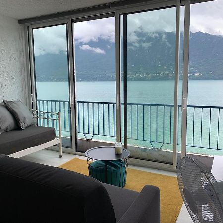 Le Lamartine, vue magnifique face au Lac du Bourget Aix-les-Bains Extérieur photo
