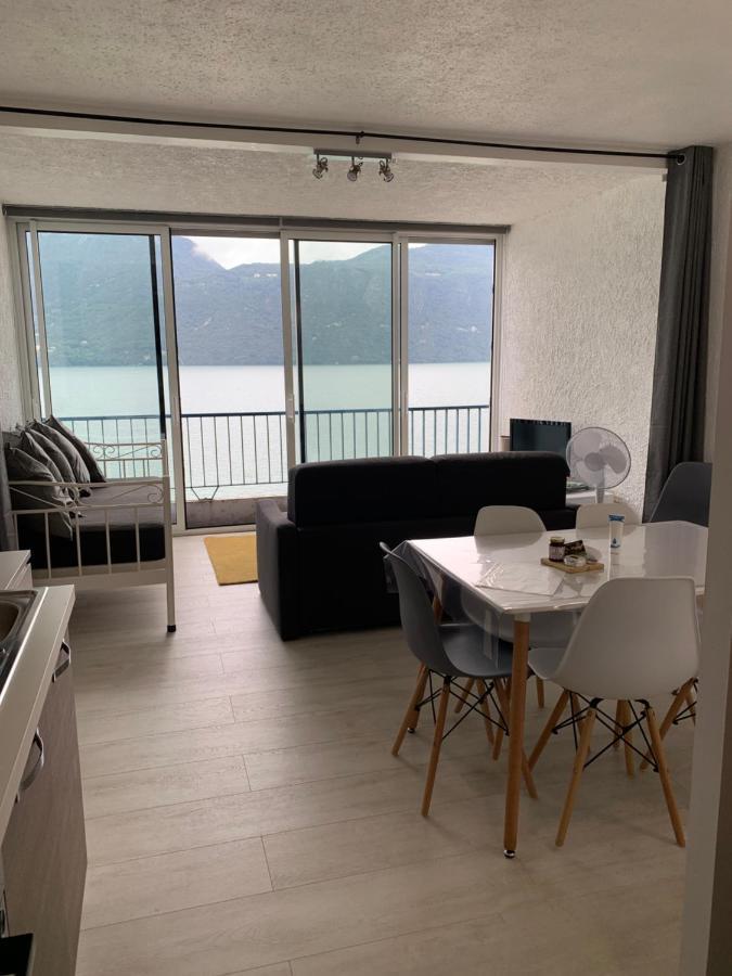 Le Lamartine, vue magnifique face au Lac du Bourget Aix-les-Bains Extérieur photo