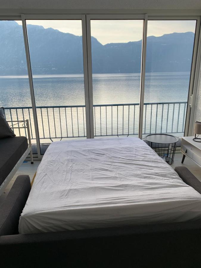 Le Lamartine, vue magnifique face au Lac du Bourget Aix-les-Bains Extérieur photo