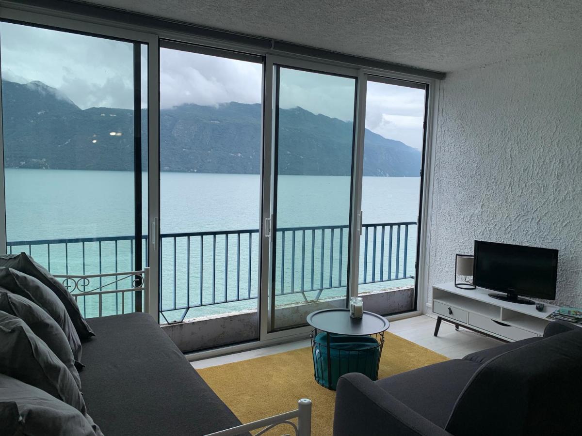 Le Lamartine, vue magnifique face au Lac du Bourget Aix-les-Bains Extérieur photo
